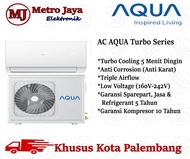 terbaru ac aqua 1/2pk - 2pk ahq series low volt turbo cooling 5 menit