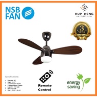 NSB WIWI 38" Remote Control Ceiling Fan