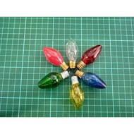 CHILY BULB E12 CLEAR RED YELLOW BLUE GREEN / E14 RED