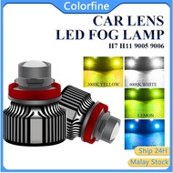 2PCS Projetor Lens Fog Light Turbo LED Bulbs 6000K HB3 HB4 Auto Lamp 12V 24V 30000Lm Car Headlight