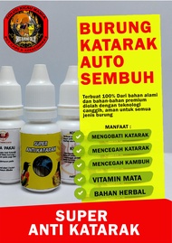 obat burung katarak SUPER ANTI KATARAK untuk semua burung murai lovebird kacer cendet cak ijo