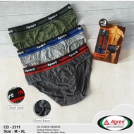 CD AGREE SPORT CD2311 (1 BOX CONTAINS 3) MEN'S UNDERWEAR