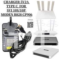 CHARGER WALL HOME ADAPTER 5V 2A TYPE C FOR TV BOX SVI MODEN C901 5V 2A CHARGER