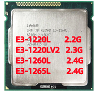 Xeon E3-1220L E3 1220L 1260L 1265L E3-1220LV2 1220LV2 V2 Dual-Core 2-Core Quad-Core แปดด้ายซีพียูตั้งโต๊ะ LGA 1155
