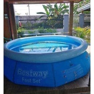 Bestway Swimming Pool Fast Set Family 12FT 10FT 8FT