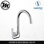 SUPERINO SR8261A Kitchen Sink Faucet Brass Chrome Cold Water Wall Tap