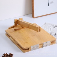 New Style Bamboo Creative Rotatable Kitchen Tortilla Tortilla Maker Rolling Pin Burrito Dough Press 