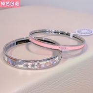 H Letter Enamel Narrow Bracelet Light Luxury Stacking Bracelet Gift for Girlfriend HighEnd Niche Rab