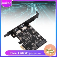 uukendh SUNGOOYUE USB3.2 Expansion Card  TypeC Plus TypeA 10Gbps HighSpeed Transfer Ideal for Deskto