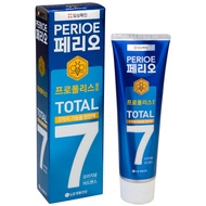 ยาสีฟันเกาหลี​ LG Perioe Total 7 Toothpaste 120g สีเขียวและสีฟ้า