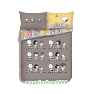 限時優惠*全新正品Snoopy史路比PEANUTS 780針印花純棉床品套裝被袋床單床笠枕袋四件套3尺/4尺/4尺半/5尺