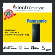 PANASONIC 405L 2 DOOR FRIDGE NR-TX461CPKS (TOP MOUNT FREEZER)