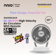 NNIO N1005DCACR 10 Inch 70° High Velocity Air Circulator with Remote