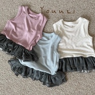 Baby Girl Tshirt Kids Girl Sleeveless Tshirt Cotton Tshirt