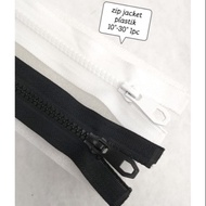 Zipper zip jacket plastik 10 ~ 30inch 1pc