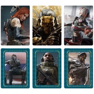 55pcs Mobile Game Delta Force Laser Holographic Lomo Cards Wuthering Waves Kai Silva Roy Smee Rover 