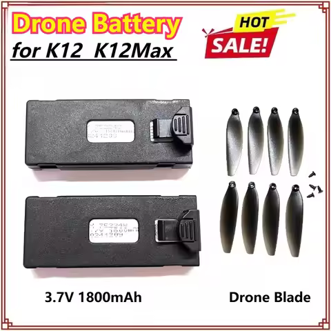 3.7V 1800mAh Replacement Battery for K12 K12Max Drone Accessories Parts K12 Battery Blades Wholesale