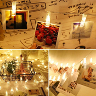 20Led/3M Photo Clips String Fairy Lights