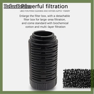 RelaxRealm Oxy hóa chìm lọc nước lọc cho Aquarium Fish Tank 3 trong 1 bộ lọc Mini Fish Tank Lọc