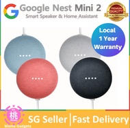 Google Nest Mini 2nd Generation Home Mini -Charcoal Black, Chalk White