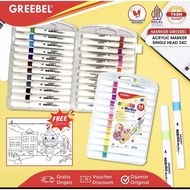 READY RETAIL 1pc Acrylic Marker Greebel Single Head Acrylic Pen Unit