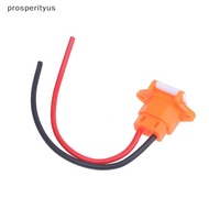 [Prs] E-bike Scooter Battery Connector Plug Three Vertical Charging Soet With Wires 12AWG Cable For 