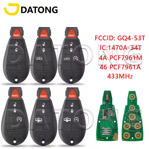Datong World Car Remote Control Key For Jeep Cherokee Sport KL Dodge RAM Chrysler Town Country 46/4A