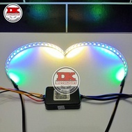 Lights RGB matrix biled projector eyesDEVIL all biled