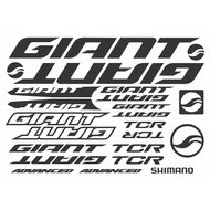 [NEW] GIANT TCR bicycle sticker 21 pcs vinyl cut out cycling logo stiker frame basikal road bike