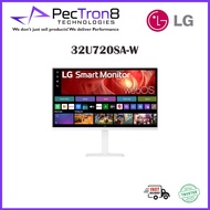 LG Monitor 32U720SA-W - 31.5” 4K UHD Smart Monitor with webOS