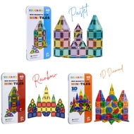 EducratePH 40pc Mini Magnetic Tiles Set with Travel Tin Case
