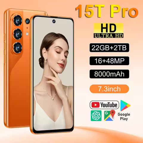 Hot Phone Silicone Protective Cover for 15T Pro 22GB+2TB Mobile Phones NEW 7.3HD Smartphone Case Ori