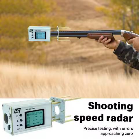 Shooting Speed Tester HT-X3005/3006 with Backlight LCD Display - Ball Velocity and Energy Measuremen