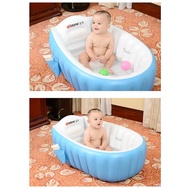 Baby Inflatable Bathtub, Portable Infant Toddler Bathing Tub Non Slip Travel Bathtub Mini Air Swimming Pool