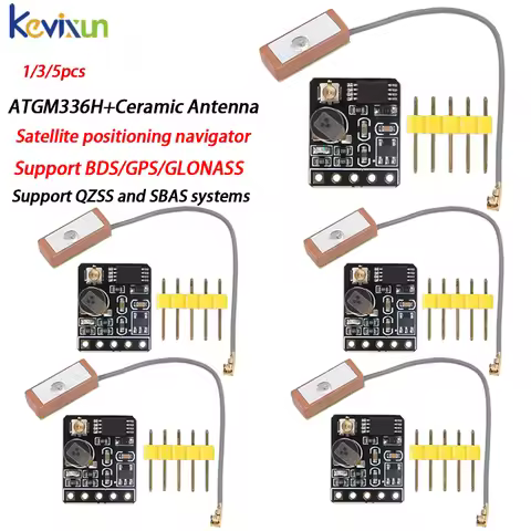 GPS + BDS Dual-Mode Module Flight Control Satellite Positioning Navigator ATGM336H Replacement for A
