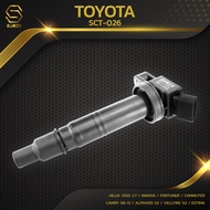 SET4ตัวสุดคุ้มคอยล์จุดระเบิด TOYOTA REVO / VIGO / INNOVA / FORTUNER / COMMUTER / CAMRY - SURES MADE