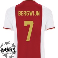 Ajax 22/23 Stadium Home Jersey + Bergwijn Nameset & Eredivisie Sponsor