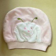 嬰兒毛毛帽 粉紅帽子 尺寸如照片@c513