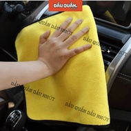 (specialized car cleaning towel) Gray yellow double-sided tall bristle car cleaning towel 30*30cm Mi