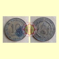 Uang Koin 10 Rupiah Kuning Kuno Tabanas 1974