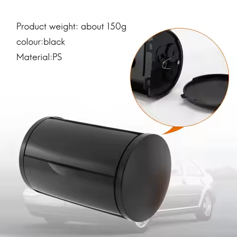F9-Black Rear Ashtray Bin Ash Tray + Side Caps For Bora Jetta Golf 4 Mk4 1J0 857 962H +1J0 863 359E