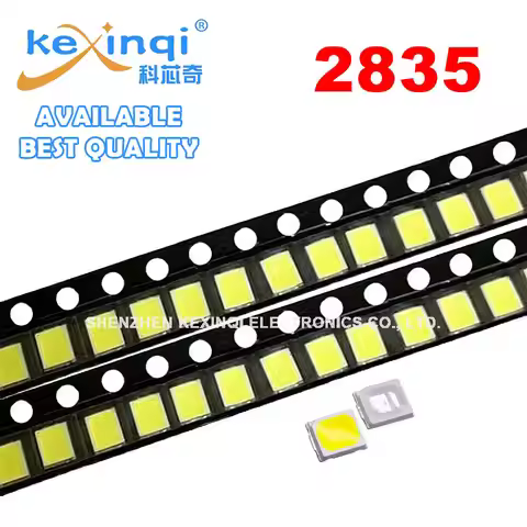 100pcs High Brightness SMD LED 2835 1W 0.5W 0.2W White 3V 6V 9V 18V 36V 150MA/100MA/30MA/60MA/80MA 6