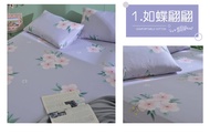【Aibo】(買1送1)100%純棉床包枕套三件組(均一價/雙人&amp;加大/多款可選)