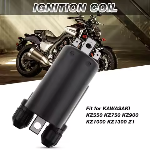 1 Pcs Motorcycle Ignition Coil For Kawasaki KZ550 KZ750 KZ900 KZ1000 KZ1300 Z1 KZ 21121-083/1174/100