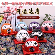 7Plus1 Special Colors Meaning【Dharma】Daruma for Shop Office Home Feng Shui Fortune Decoration七加一组合不同