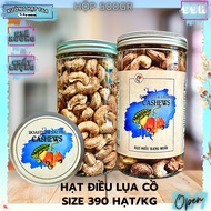 {Hộp 500g} Hạt Điều Rang Muối Size Cồ hạt to bự 380 hạt/kg W180 giá 99k
