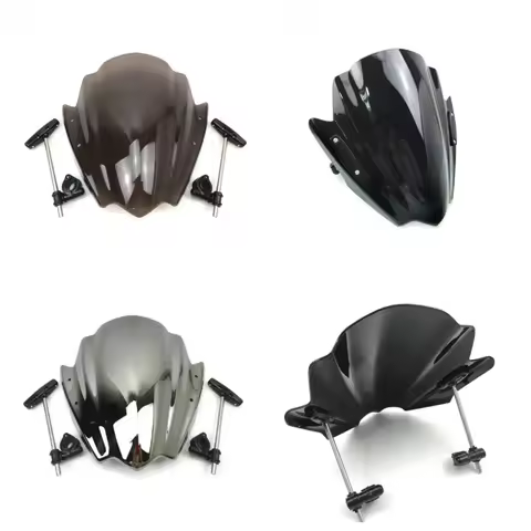 FOR YAMAHA Motorcycle Street Bikes Handlebars Windshield WindScreen 2001- 2009 2012 2014 2015 FZ1 FZ