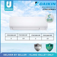 [INSTALLATION] [ Save 3.0 ] Daikin 1.0 HP/1.5 HP/2.0 HP/2.5 HP Wall Mounted Standard Inverter R32 Air Conditioner / Air Cond  FTKF25B/35B/50B/71B Deliver by Seller (Klang Valley area only) (21 - 30 days delivery)