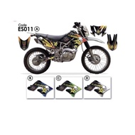 Kawasaki KLX 150 KLX150 body sticker decal (custom)(011)
