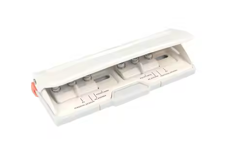 Adjustable 6-Hole Punch, Off White, 8-Sheet Capacity for A3/A4/A5/A6/Agenda Sizes